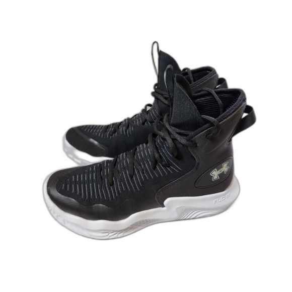 Under Armour Women's Flow Highlight Ace Volleyball Shoe size 12 black white - Picture 3 of 14